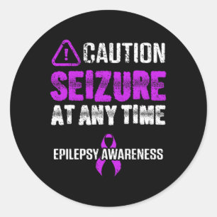 Adesivo Guerreiro epiléptico sobrevivente de epilepsia con