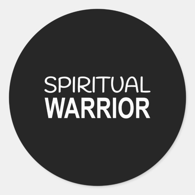 Adesivo Guerreiro espiritual (Frente)