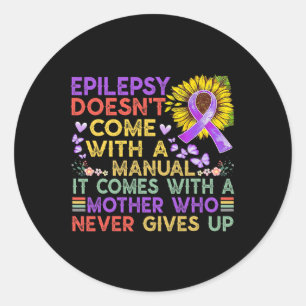 Adesivo Guerreiro Girassol de Conscientização da Epilepsia