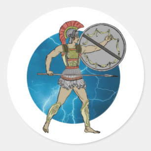 Adesivo Guerreiro Grego