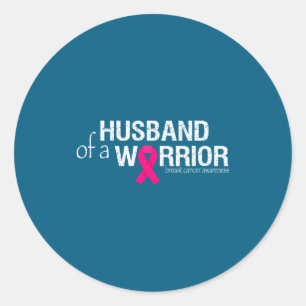Adesivo Guerreiro Marido Rosa Câncer de Mama