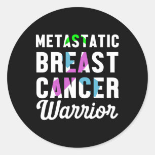 Adesivo Guerreiro Metastático de Consciência do Cancer da