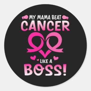 Adesivo Guerreiro Minha Mãe Bate Cancer De Mama Como Um Fi
