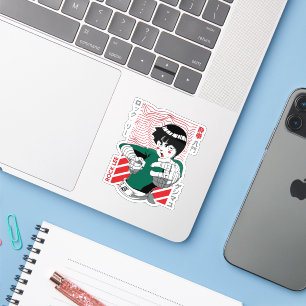💪 Adesivo Guerreiro Verde – Vi Ninja Inspirado em