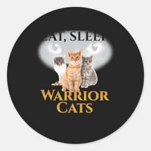Adesivo Guerreiros de Gato - Coma o Guerreiro de Gato do S