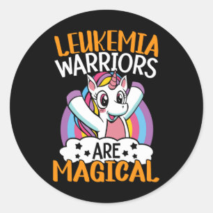 Adesivo Guerreiros de Leucemia São Leucemia Magna Unicórni