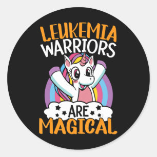 Adesivo Guerreiros de Leucemia São Leucemia Magna Unicórni