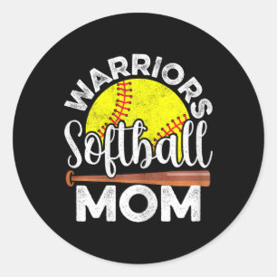 Adesivo Guerreiros do Softbol Mãe - Dia das Mães Softbol M