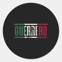 Guerrero Con La Bandera De Mã ©Xico