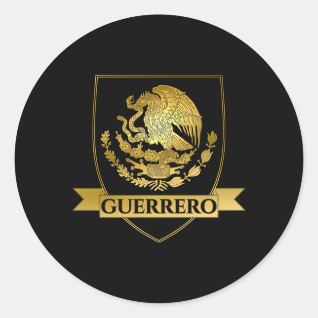 Adesivo Guerrero Mexico Crest (Frente)