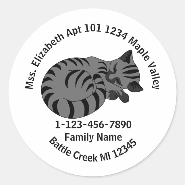 Adesivo Guia Cinzas Perdidas pelo endereço residencial da  (Frente)