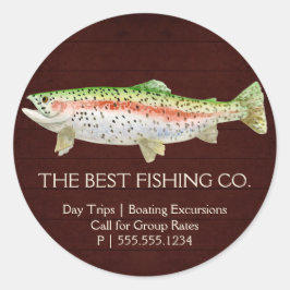 Adesivo Guia de Pesca Russo Burgundy - Barco do Lago