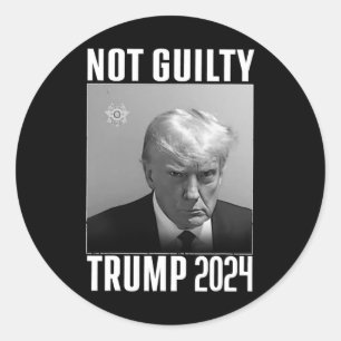 Adesivo Guilty Trump 2024 Não Votar Novamente 2024 Anti Tr