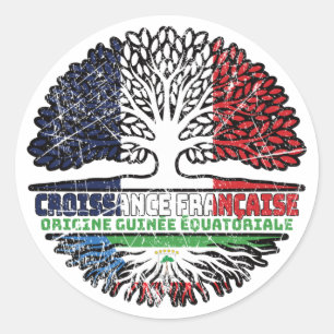 Adesivo Guiné Equatorial França Equatorial
