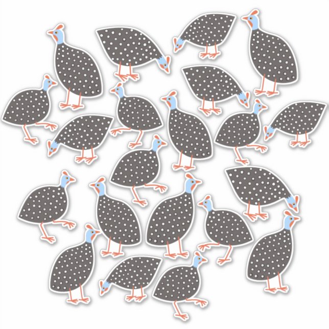 Adesivo Guiné Hens (Frente)