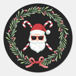 Adesivo Guirlanda de Natal Personalizada de Santa Cruz Ben