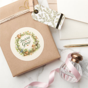 Adesivo Guirlanda Floral Aquarela Botânica Inspiradora 