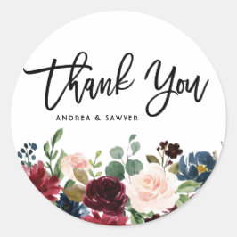 Adesivo Guirlanda Floral Boho Aquarela Outono