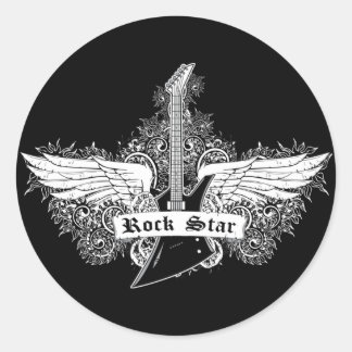 Adesivo guitarra - Estrela de Violão Elétrico