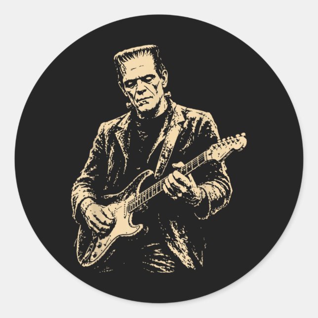 Adesivo Guitarra Frankenstein (Frente)