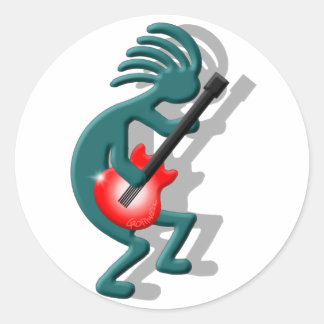 Adesivo Guitarra Kokopelli