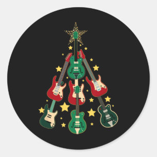Adesivo Guitarra legal Árvore de Natal Amantes de Natal