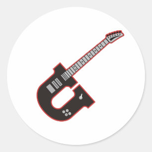 Adesivo Guitarra U