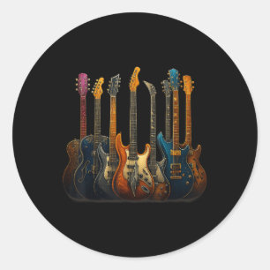 Adesivo Guitarras Guitarristas Música Presentes De Guitarr