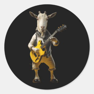 Adesivo Guitarrista Guitarrista Marchi de Goat Tocando Vio