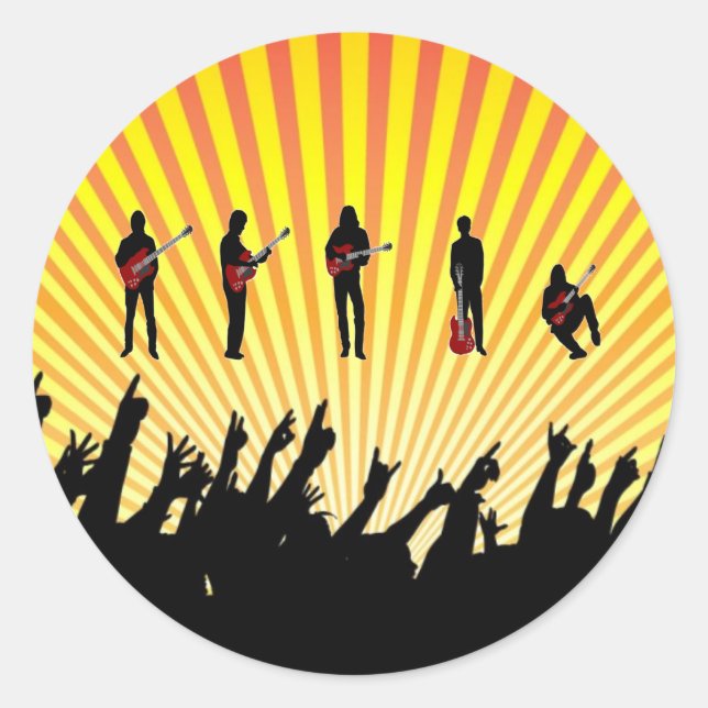 Adesivo guitarristas (Frente)