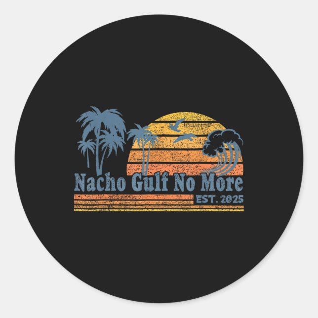 Adesivo Gulf Of United States Of America Est. 2025  (Frente)