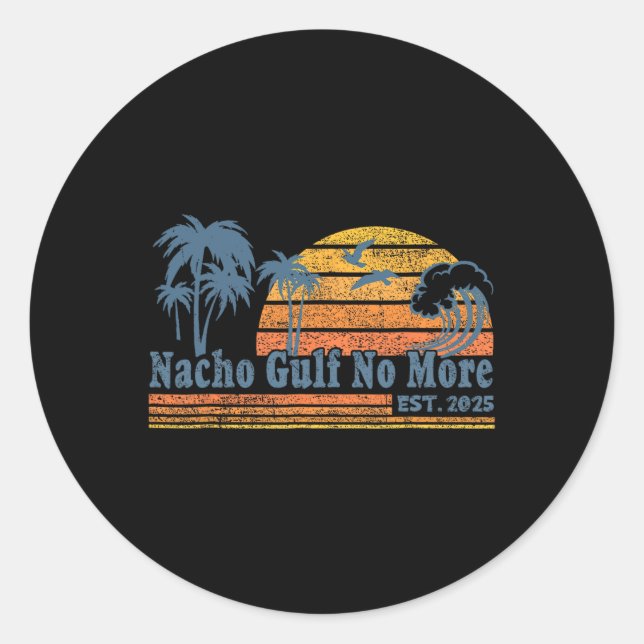 Adesivo Gulf Of United States Of America Est. 2025  (Frente)