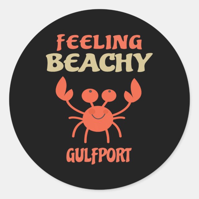 Adesivo Gulfport Vacation - Mississippi Family Trip (Frente)