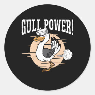 Adesivo Gull Power Whisperer Bird Seagull