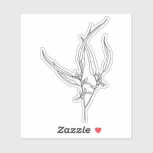 Adesivo Gum Leaf Sticker