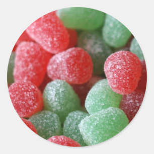 Adesivo Gumdrops vermelhos & verdes