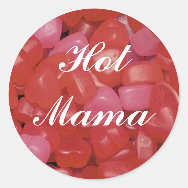 Adesivo Gummy Heart Mama Sticker (Frente)