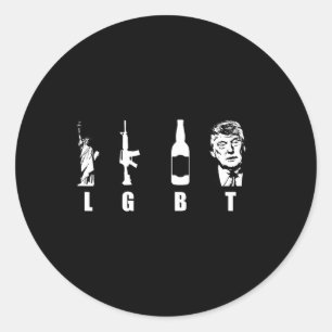 Adesivo Guns Beer Trump 2020 - Trump Pence Maga
