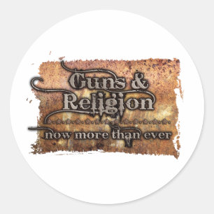 Adesivo guns&religion