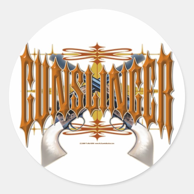 Adesivo Gunslinger (Frente)