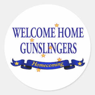 Adesivo Gunslingers Home bem-vindos