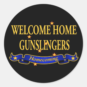 Adesivo Gunslingers Home bem-vindos