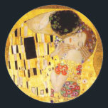 Adesivo Gustav Klimt A Pintura Clássica Beija<br><div class="desc">Gustav Klimt O Kiss Gustav Klimt usou ouro real em sua bela obra de mulheres nouveau de arte e arte decorativa. Esta pintura Klimt foi chamada de "O Beijo" e é a mais conhecida obra de arte nouveau que ele já pintou. A pintura de Gustav Klimt é de uma mulher...</div>