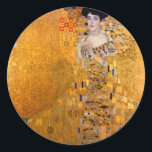 Adesivo Gustav Klimt "Adele" Vintage<br><div class="desc">Esta popular pintura Klimt é chamada "Adele Bloch-Bauer's Portrait" e foi pintada em 1907. Gustav Klimt (14 de julho de 1862 - 6 de fevereiro de 1918) foi um pintor simbólico austríaco e um dos membros mais proeminentes do movimento Secessão de Viena. Klimt é notado por suas pinturas, murais, esboços,...</div>