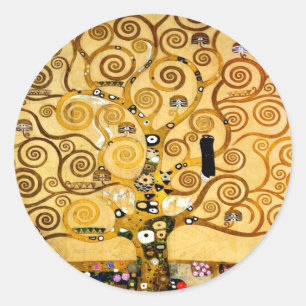 Adesivo Gustav Klimt Árvore da Vida: Art Nouveau Simbolist