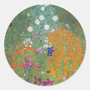 Adesivo Gustav Klimt Cottage Garden Bauergarten