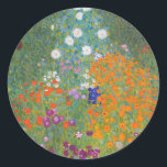 Adesivo Gustav Klimt Flower Garden Cottage Nature<br><div class="desc">Uma bela pintura de jardim - esta é uma pintura clássica de Gustav Klimt,  chamada Jardim de Algodão,  ou Jardim Bauergarten,  1907,  que é um close up de um jardim floral,  uma pintura floral colorida.</div>