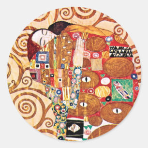 Adesivo Gustav Klimt - O Embrião - Pintura De Arte Bela