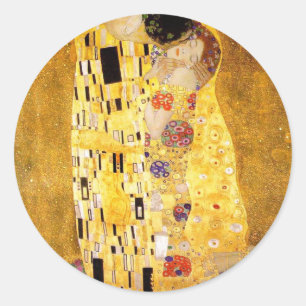 Adesivo Gustav Klimt Os Beijos