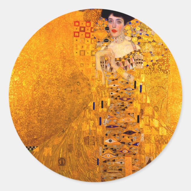 Adesivo Gustav Klimt Retrato de Adele Bloch Bauer (Frente)